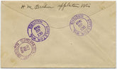 US Wisconsin, Appleton 640 - 641 Fancy Cancel Cover, Sunburst